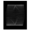 Victor Vasarely (1908-1997) "Ilile - II De La Serie Ondulatoires" Print Mixed Media