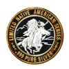 Image 2 : .999 Silver Chief Washakie $10 Casino Limited Native American Series Gaming Token