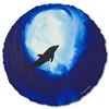 Image 3 : Wyland "Dolphin Flight In Blue" Original Watercolor On Paper