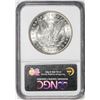 Image 2 : 1887 $1 Morgan Silver Dollar Coin NGC MS63