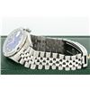 Image 6 : Rolex Men's Stainless Steel Blue Vignette Diamond & Sapphire Datejust Wristwatch