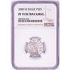 2000-W $25 Proof American Platinum Eagle Coin PCGS PF70 Ultra Cameo