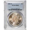 1883-O $1 Morgan Silver Dollar Coin PCGS MS63 Nice Toning