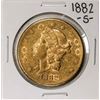 Image 1 : 1882-S $20 Liberty Head Double Eagle Gold Coin