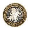 Image 2 : .999 Silver Chief Medicine Crow $10 Limited Native American Series Gaming Token
