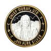 Image 1 : .999 Silver Chief Ouray, UTE $10 Casino Limited Native American Series Gaming Token