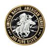 Image 2 : .999 Silver Chief Ouray, UTE $10 Casino Limited Native American Series Gaming Token