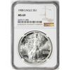 Image 1 : 1988 $1 American Silver Eagle Coin NGC MS69