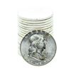 Roll of (20) Brilliant Uncirculated 1963 Franklin Half Dollar Coins