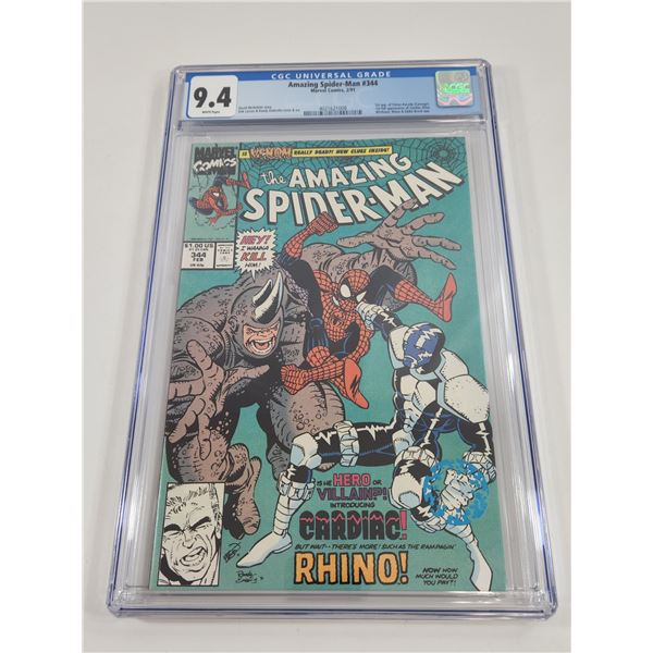 Amazing Spider Man #344 CGC 9.4