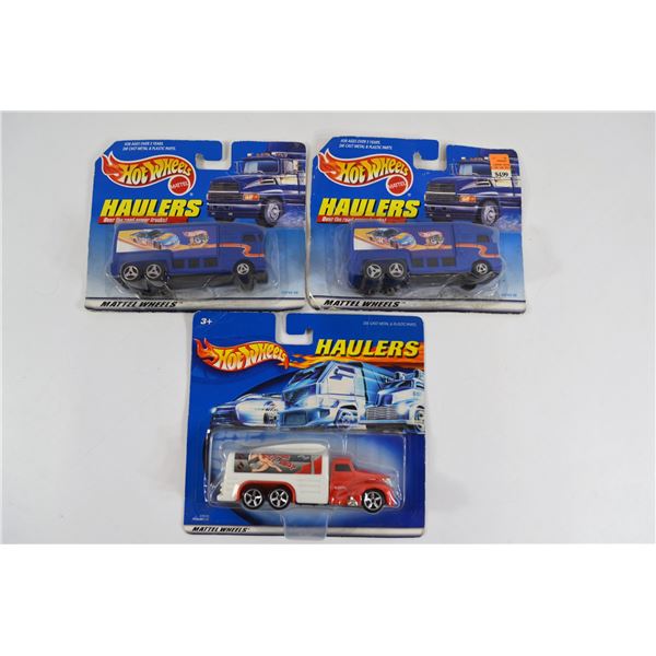 3 Hot Wheels Die-Cast Trucks
