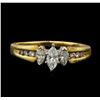 Image 2 : 0.53 ctw Diamond Ring - 14KT Yellow and White Gold