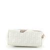 Image 3 : Fendi Roll tote Zucca Embroidered Canvas Mini Neutral, Red, White