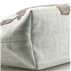 Image 4 : Fendi Roll tote Zucca Embroidered Canvas Mini Neutral, Red, White