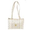 Image 1 : MCM Vintage White Monogram Leather Long Straps Large Tote Bag