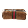 Image 4 : Gucci Brown Suede Ophidia Web Small Waist Bag