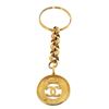 Image 2 : Chanel Gold CC Round Key Chain