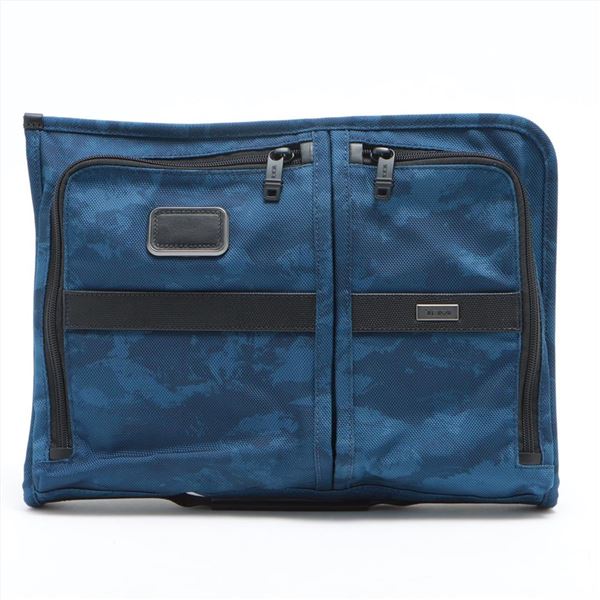 Tumi Blue Camo Nylon Alpha Bravo Clutch