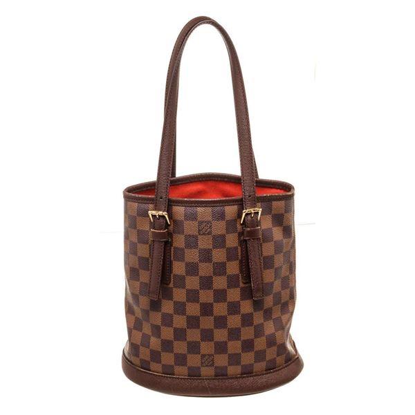 Louis Vuitton Brown Damier Canvas Marais Bucket Bag