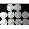 Image 1 : 10 Dated Buffalo Nickels (1930's)