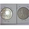 Image 2 : Two 1943 Walking Liberty Half Dollars
