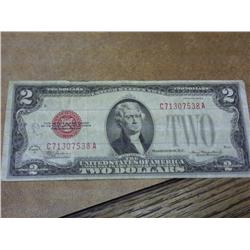 1928-D Two Dollar Red Seal Note