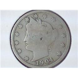 1904 Liberty "V" Nickel