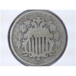 1867 Shield Nickel