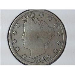 1905 Liberty "V" Nickel