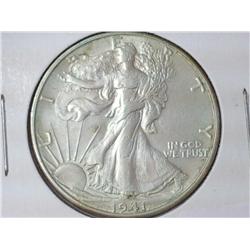 1941-D Walking Liberty Half Dollar