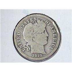 1910 Barber Dime