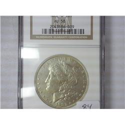 1882-O Morgan Silver Dollar NGC AU58