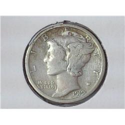 1919-D Mercury Dime