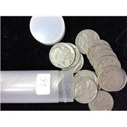 40 Assorted Dated Buffalo Nickels