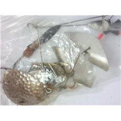 5 Assorted Spinner Vintage Lures