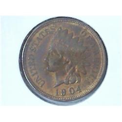 1904 Indian Head Cent (EF-AU)