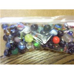 Bag Of 80+ Glass Marbles