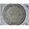 1909-S Barber Half Dollar With Liberty