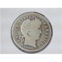 1906 Barber Dime