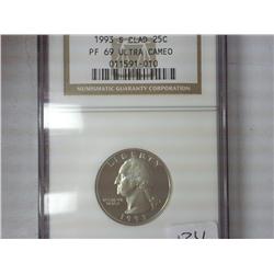 1993-S Washington Quarter NGC PF69 Ultra Cameo