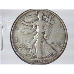 1940-S Walking Liberty Half Dollar