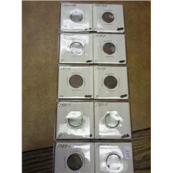 Assorted Lincoln Cents Including 2-1909 VDB's And