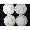 Image 1 : 4 Assorted Barber Quarters