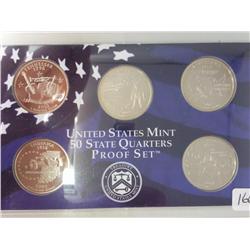 2002 US 50 State Quarters Proof Set (No Box)