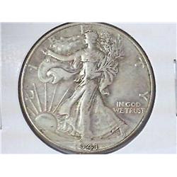 1941 Walking Liberty Half Dollar