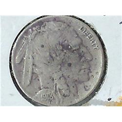 1918-S Buffalo Nickel (VF) Pitted