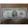 Image 1 : 1963 Five Dollar Red Seal Note
