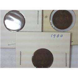1900, 1901 And 1902 Indian Head Cents