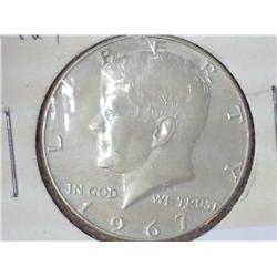 1967 Kennedy Half Dollar 40% Silver (UNC)
