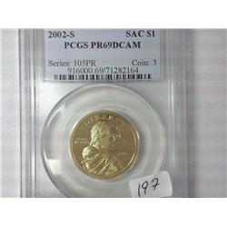 2002-S Sacagawea Dollar PCGS PR69 DCAM